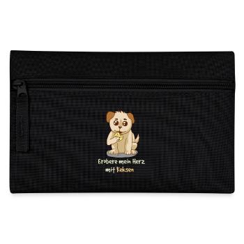 Conquer My Heart with Cookies Fantasy HUnde - Pencil Case - black - Front