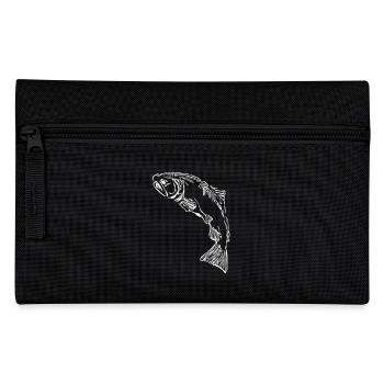 Lachs - Federtasche - Schwarz - Vorne