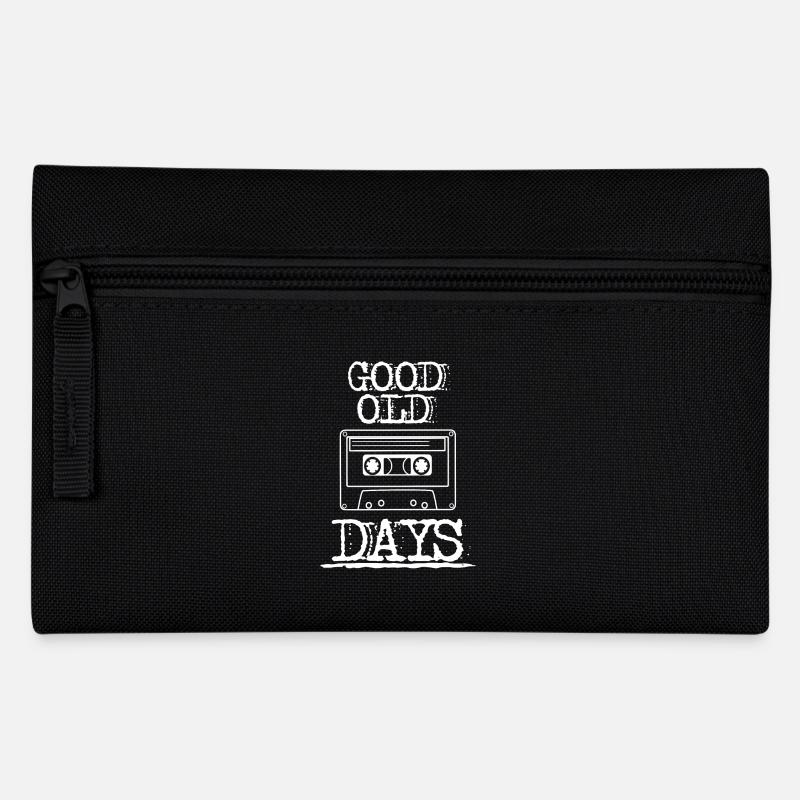 good old Days Kassette weiß - Federtasche - Schwarz