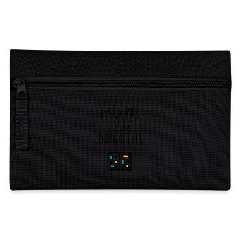 Journalist Journalism Journalismus Journaliste - Pencil Case - black - Front