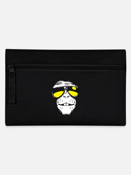 Cool Monkey - Coole Affe - Federtasche - Schwarz