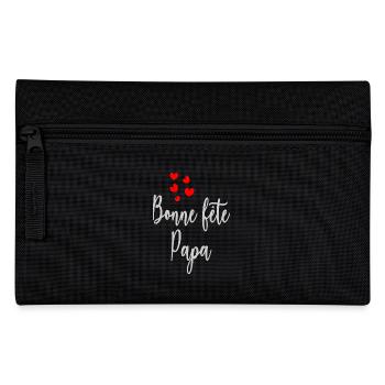 BONNE FÊTE PAPA. PAPA. FÊTE DES PÈRES. BONNE FÊTE - Trousse - noir - Devant