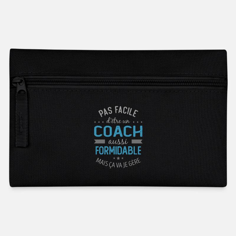COACH entraineur sportif cadeau - Trousse - noir