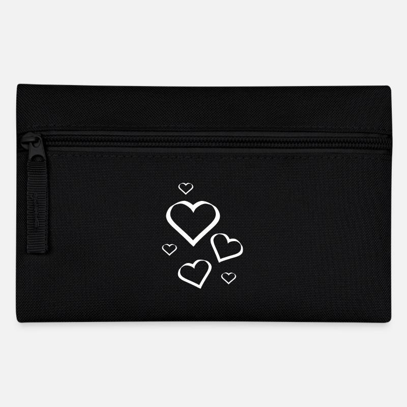 Valentinstag Geschenk Valentinstag - Federtasche - Schwarz