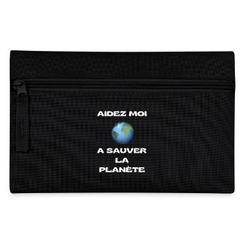 Aidez moi à Sauver la planète - Trousse - noir - Devant