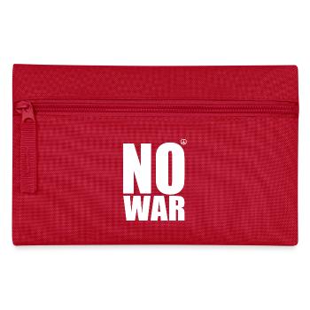 No war - Federtasche - Rot - Vorne