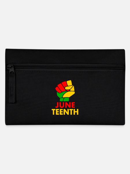 juneteenth - Federtasche - Schwarz