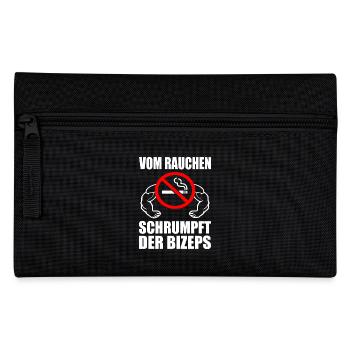 Vom rauchen schrumpft der bizeps - Federtasche - Schwarz - Vorne