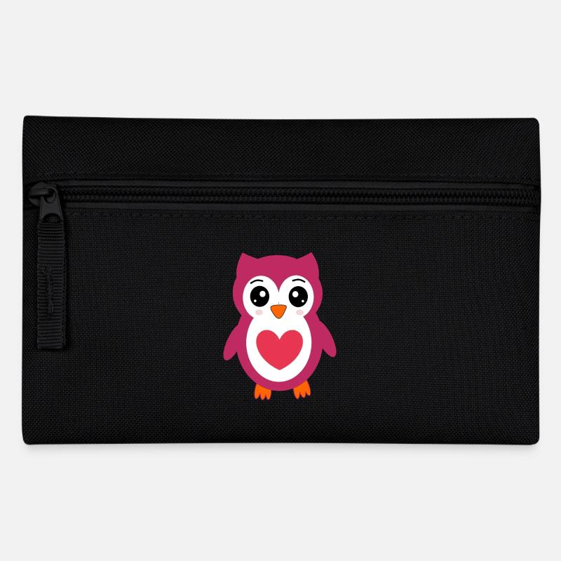 Saint-Valentin cœur rose, st.valentin - Trousse - noir