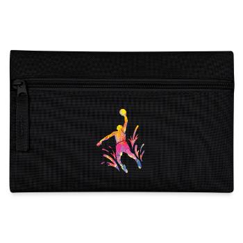 Basketballspieler Bunte Farbe Slam Dunk Sport - Federtasche - Schwarz - Vorne