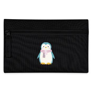 Penguin Dots Scandinavian Nursery Kids - Pencil Case - black - Front