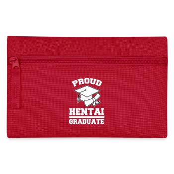 Déclaration de manga Anime Cosplay Japon Culture Pop - Trousse - rouge - Devant
