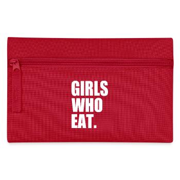 Girls who eat - Federtasche - Rot - Vorne
