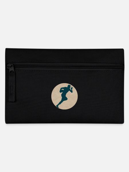 rugby player - Pencil Case - black