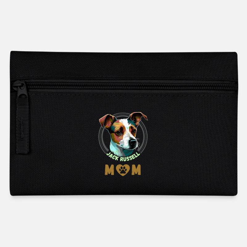 Jack Russell Mom - Pencil Case - black