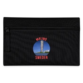 Malmo Sweden - Pencil Case - black - Front