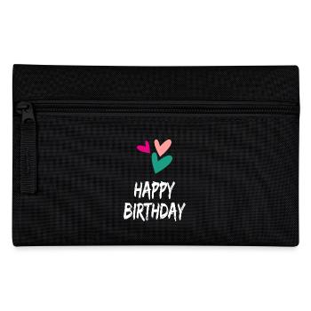 ALLES GUTE ZUM GEBURTSTAG. ALLES GUTE ZUM GEBURTSTAG. JAHRESTAG. - Federtasche - Schwarz - Vorne