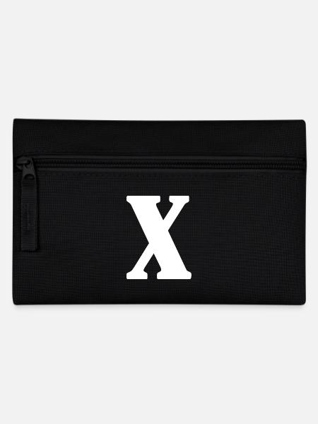 X - Federtasche - Schwarz