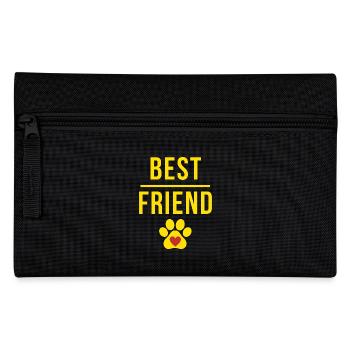 Meilleur ami amoureux des chiens - Trousse - noir - Devant