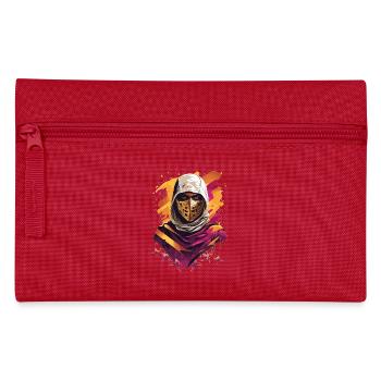 Ninja Samurai Warrior - Pencil Case - red - Front