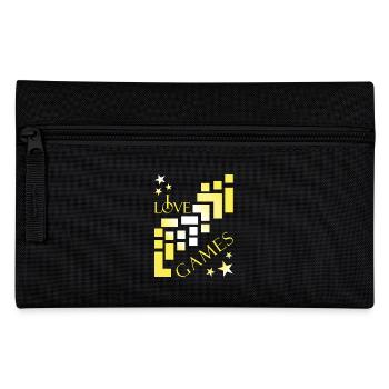 gamer I love games - Federtasche - Schwarz - Vorne