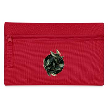 Feuilles de plantes - Trousse - rouge - Devant