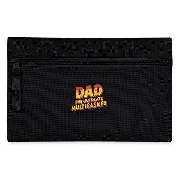 Dad The Ultimate Multitasker Retro - Federtasche - Schwarz - Vorne