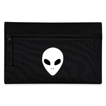Aliens Alien Head - Pencil Case - black - Front