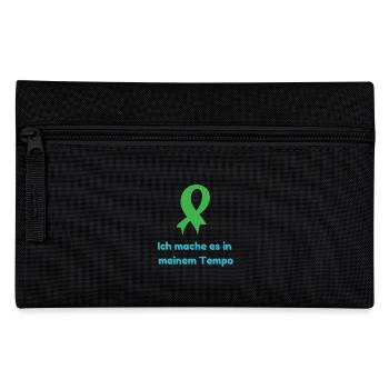 I do it at my pace - Pencil Case - black - Front