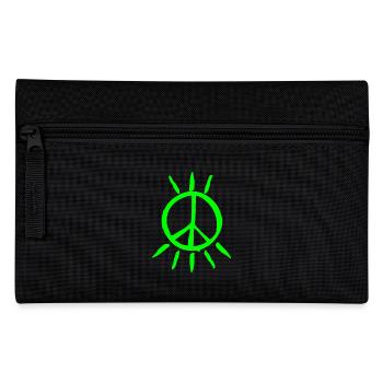 Peace Peace Sign - Pencil Case - black - Front