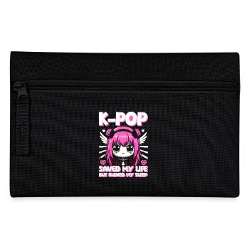 Kawaii K-Pop hat mein Leben gerettet, meinen Schlaf ruiniert - Federtasche - Schwarz - Vorne
