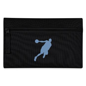 Silhouette de basketteur, design sportif dynamique - Trousse - noir - Devant