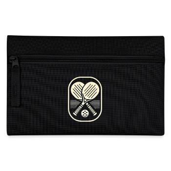 Life is Better with Pickleball Badge - Pencil Case - black - Front