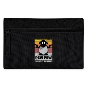 Sheep Pep Pew Ya Filthy Animals - Pencil Case - black - Front