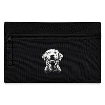 Portrait Labrador Labbi Labrador Retriever Chiens - Trousse - noir - Devant