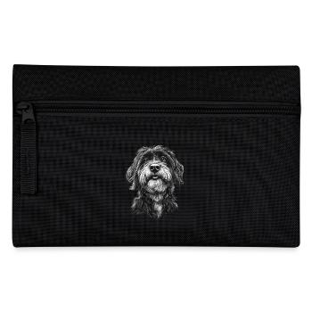 Tibetan Terrier Portrait Dog Dog - Pencil Case - black - Front