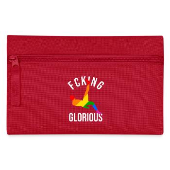 Cadeau de conception de joueur de football cool - Trousse - rouge - Devant