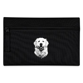 Great Pyrenees Portrait Pyrenäenberghund Hunde - Federtasche - Schwarz - Vorne