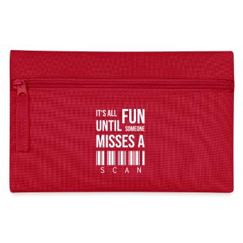 Tracking failed - Pencil Case - red - Front