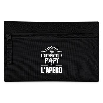THE AUTHENTIC GRANDPA AT THE APERITIF - Pencil Case - black - Front