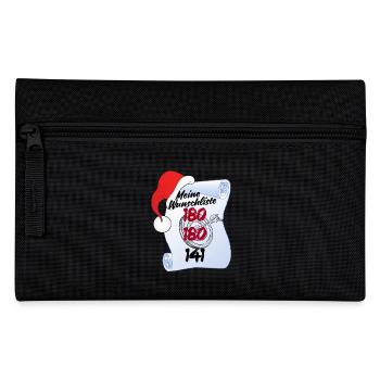 Darts Meine Wunschliste - Federtasche - Schwarz - Vorne