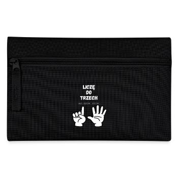 I'm counting to three - Pencil Case - black - Front