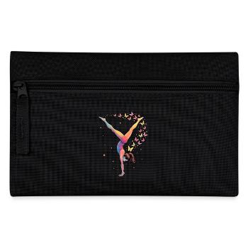 Gymnastics Gift Ladies Girls - Pencil Case - black - Front