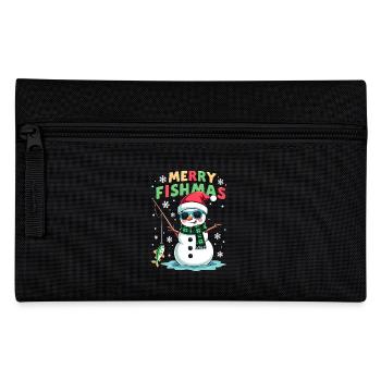 Noël du pêcheur - Merry Fishmas - Trousse - noir - Devant