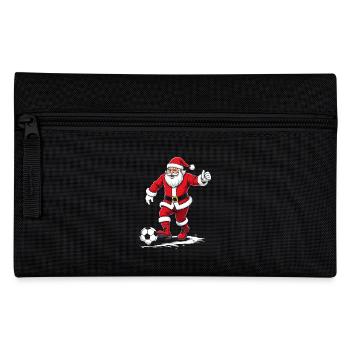 Fussballer - Weihnachten auf dem Feld - Federtasche - Schwarz - Vorne