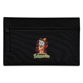 Schnurrito Cat Funny - Pencil Case - black - Front