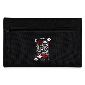 Cats Card Backs - Pencil Case - black - Front