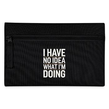 I Have No Idea What I'm Doing 14 - Federtasche - Schwarz - Vorne