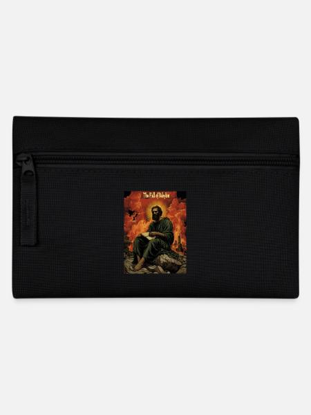 The Fall of Babylon Heiliger Johannes Offenbarung - Federtasche - Schwarz