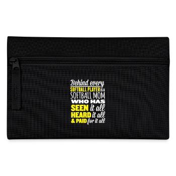 Softball Mom - Pencil Case - black - Front